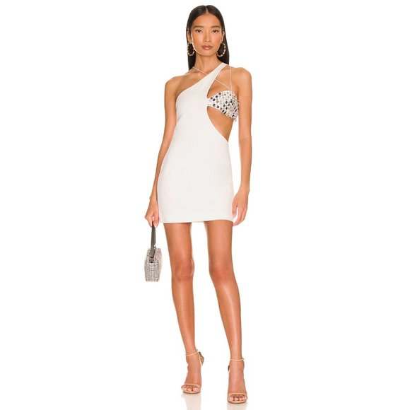 NBD Demi Dress in Ivory - Picture 1 of 5